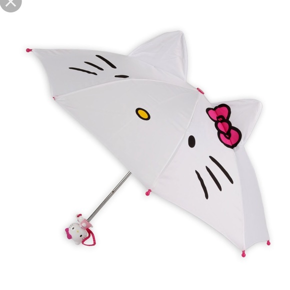 Hello Kitty Accessories Hello Kitty Cat Ear Umbrella White Pink Poshmark